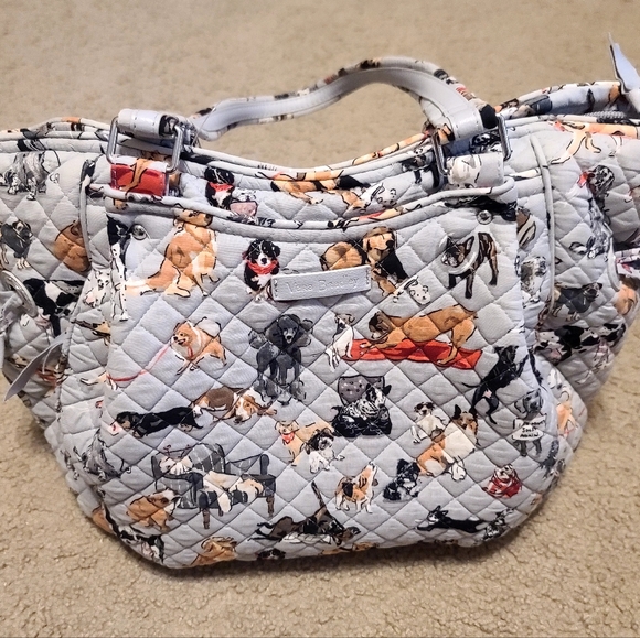 Vera Bradley, Dog Show Tote Bag - Grayish Blue - Picture 4 of 11